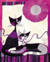 Rosina Wachtmeister Poster Bij Allposters Nl Katten Tekening Kattenschilderijen Katten
