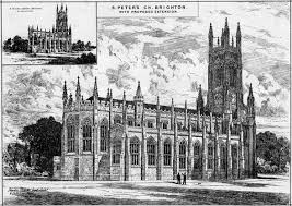 St peters is notable mainly for the substantial area of 13th century wall paintings that survived a disastrous fire in 1906. St Peter S Church Brighton Mfa Malcolm Fryer Architects