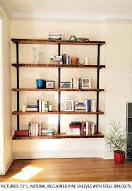 Wall Mounted Shelving Unit 4 Shelf Modern Wall Shelving Etsy Wall Mounted Shelving Unit Wall Mounted Shelves Wall Bookshelves