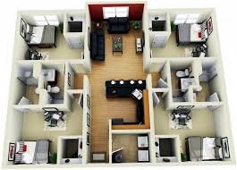Denah rumah 4 kamar tidur 1 mushola arcadia design architect 2 9 2020 denah rumah 4 kamar tidur 1 mushola merupakan ide desain rumah yang dirancang serta di kerjakan. 60 Gambar Denah Rumah Minimalis Modern Terbaru 2021 Rumahpedia