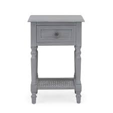 Lucy Cane Grey Nightstand Gray Nightstand Telephone Table Grey Side Table
