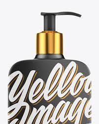 Download Matte Plastic Square Cosmetic Bottle With Pump Frontal View Mockup In Bottle Mockups On Yellow Images Object Mockups PSD Mockup Templates