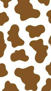 This pink cow print with pink strawberries is a cute kawaii cow for animal lovers and all who love aesthetic designs. Brown Cow Print In 2021 Hintergrund Iphone Blumen Hintergrund Iphone Collage Hintergrund