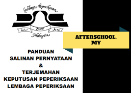 Jan 24, 2016 · contextual translation of surat berhenti sekolah into english. Panduan Terjemahan Sijil Pengesahan Salinan Sijil Pelajaran Malaysia Spm