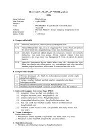 Ada 10 kalimat diantaranya yang bisa kamu lafadzkan. Doc Rpp A Akhlaq Kls 6 1 Plj 1 Smt Aby Kembar Academia Edu