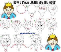 Yes, you can write to them. How To Draw A Cartoon Queen From The Word Queen Easy Step By Step Drawing Tutorial For Kids How To Draw Step By Step Drawing Tutorials