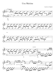 Una Mattina Sheet Music For Piano Solo Musescore Com Una mattina, ludovico einaudi, intouchables, noty, piano, sheet music, score. una mattina sheet music for piano solo