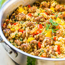 italian sausage and peppers skillet