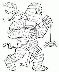 The halloween entertaining experts share a recipe for traditional haystack candy coated in white chocolate to resemble mummies. Mummy Coloring Page Coloring Home