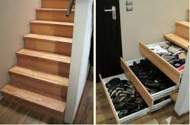 Original Storage Ideas Under Stairs Staircase Drawers Stair Drawers Diy Staircase