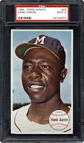 1964 Topps Giants Hank Aaron