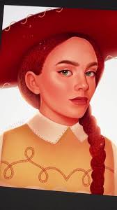 Realistic Jessie Art from Toy Story
