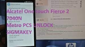 Unlock ot 7040n fierce 2. Unlock Alcatel 7040n Metro Pcs Fierce 2 Liberacion Youtube