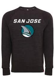 San Jose Sharks Sportiqe Mens City Fin Crew Sweatshirt