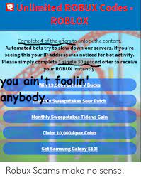 Gamepasses are also forms of getting higher levels quicker or just unlocking something of a higher rank within the game. Runlimited Robux Codes Roblox Complete 4 Of The Offers To Unlock The Content Automated Bots Try To Slow Down Our Servers If You Re Seeing This Your Ip Address Was Noticed For Bot