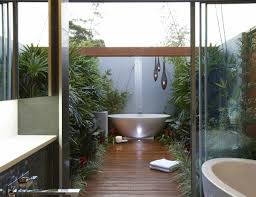 For those who just need a place to wash away sand and beach debris, affix a basic shower head to a fence or pole, and finish with a small concrete or timber platform. Exquisite Outdoor Bathroom Ideas Luxury Bathrooms