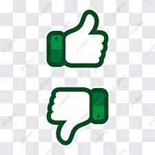 Like And Dislike Icon Vector With Green Yes Clipart Like Icon Png And Vector With Transparent Background For Free Download Instagram Logo Location Icon Social Media Icons