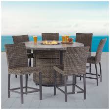 From sofas to tables, find it online. Agio Springdale Woven High Dining Fire Set 7pc Costco Australia