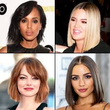 Thin out bulky hair with a feathered, layered hairstyle that falls softly around your cheeks and shoulders. Celebs With Bob Hairstyles