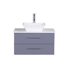 Get free shipping on all orders over $99. Totti Wave 24 Inch Grey Modern Bathroom Vanity With Counter Top