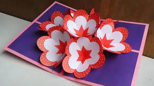 Easy mother`s day card and birthday card for your mama. Diy Pop Up Card How To Make A 3d Flower Pop Up Card Youtube