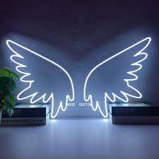 Only 1 available and it's in 1 person's cart. Angel Wings Custom Dimmable Led Neon Signs For Wall Decor Customizable Options Color Size Wall Mounted Desktop Type Hanging In A Window Ceiling Electrical Battery Powered Amazon Co Uk Handmade Products