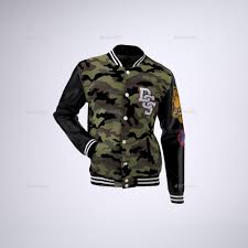 Varsity Baseball Bomber Jacket Mock Up Baseball Bomber Jacket Bomber Jacket Jackets