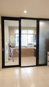 Grab a tape measure or a meter stick, then take the width and double the measurements by two to have a layer. Aluminium Hanging Sliding Door With Te Aluminium Works Facebook