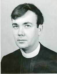 Holy Family Angola baptism, Rev. Thomas Adamson and unidentified, 14 Jan  2019