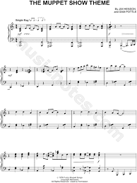 The Muppet Show Theme From The Muppet Show Sheet Music Piano Solo In C Major Download Print Sheet Music The Muppet Show Muppets