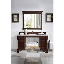 Each cabinet is configured to work with 3cm countertops. James Martin 60 Inch Brookfield Ada Single Sink Vanity With 3cm Artic Fall Solid Surface Top Mahogany 146 V60s Bnm 3af Keats Castle