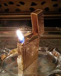 S T Dupont Lighter Gold Diamond Head Gatsby Rare Excellent Dupont Lighter Gold Gold Diamond