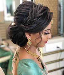 These front hairstyle ideas are for your wedding! Top 85 Bridal Hairstyles That Needs To Be In Every Bride S Gallery Indian Wedding Hairstyles Bridal Hair Buns Indian Hairstyles
