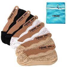 Eplaza 6 Pairs Silicone Grip Women Lace No Show Socks Non Https Www Amazon Com Dp B01fbwxaa8 Ref Cm Sw R Pi Dp X Dy No Show Socks Casual Socks Women Lace