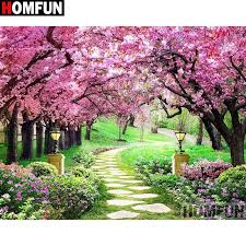 Diamond Painting Spring Landscape Scenery Tapestry