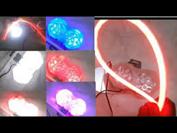 أفضل انواع الاضاءه الليد led شريط ليد فوانيس ليد تزيين وفنش السيارات والموتوسيكلات youtube