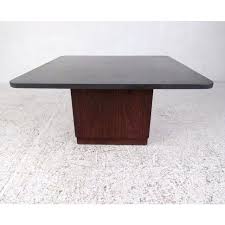Slate coffee tables come in all shapes and styles, including the distinctive look of a stone and metal coffee table. Mid Century Modern Slate Top Coffee Table Chairish