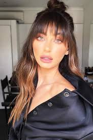 17 Wispy Bangs Styles From Celebs Whose Bangs Are Always Too Good I Am Co In 2020 Long Hair With Bangs Long Hair Styles Hairstyles With Bangs