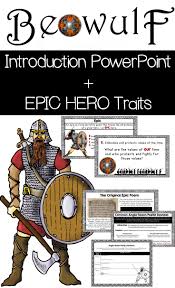 characteristics of an epic hero term paper sample