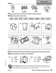 There are three syllables, and four consonant sounds: Double Final Consonants Worksheets 99worksheets