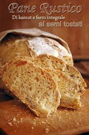 Dall'impasto di farina, acqua, lievito e sale nasce il pane, l'alimento più amato dagli italiani. Pane Rustico Di Kamut E Farro Integrale Ai Semi Tostati Mamma Papera