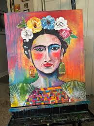 I started gelli printing in May, just 6 months ago, and I can't stop  working with it. I am a figurative painter, so this is very different from  my representational style. 60x60