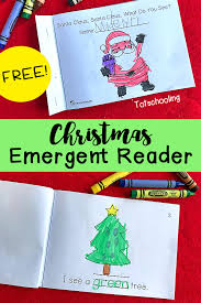 Language arts, science & social studies. Christmas Emergent Reader Totschooling Toddler Preschool Kindergarten Educational Printables