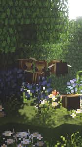 Bees are flying neutral mobs that live in bee nests and beehives. Minecraft Aesthetic