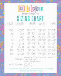 pin by lynn frye on clothes outfits lularoe size chart