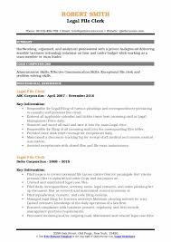 Can i get a real alphabetical order in a document library in sharepoint foundations 2013. Legal File Clerk Resume Samples Qwikresume