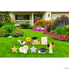 Apr 17, 2021 · read on to find out how to know if cicadas are about to invade your yard, and for more on their imminent return, if you live here, prepare for a major bug infestation, expert warns. Graduation Icons Yard Sign Kit Oriental Trading