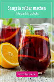 Sangria Selber Machen So Geht S Lecker Sangria Selber Machen Sangria Rezepte Bowle Rezept