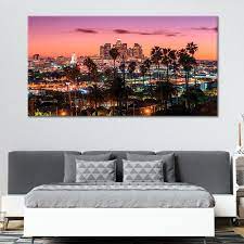 Clippers fans deserve something bigger and better than traditional posters, wall stickers or cheap decor. Los Angeles Skyline Wall Art Canvas Prints L By Stunning Canvas Prints