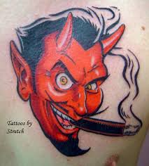 3l x 3w, 6 stickers per sheet small: Tasmanian Devil Tattoo Gallery Best Tattoo